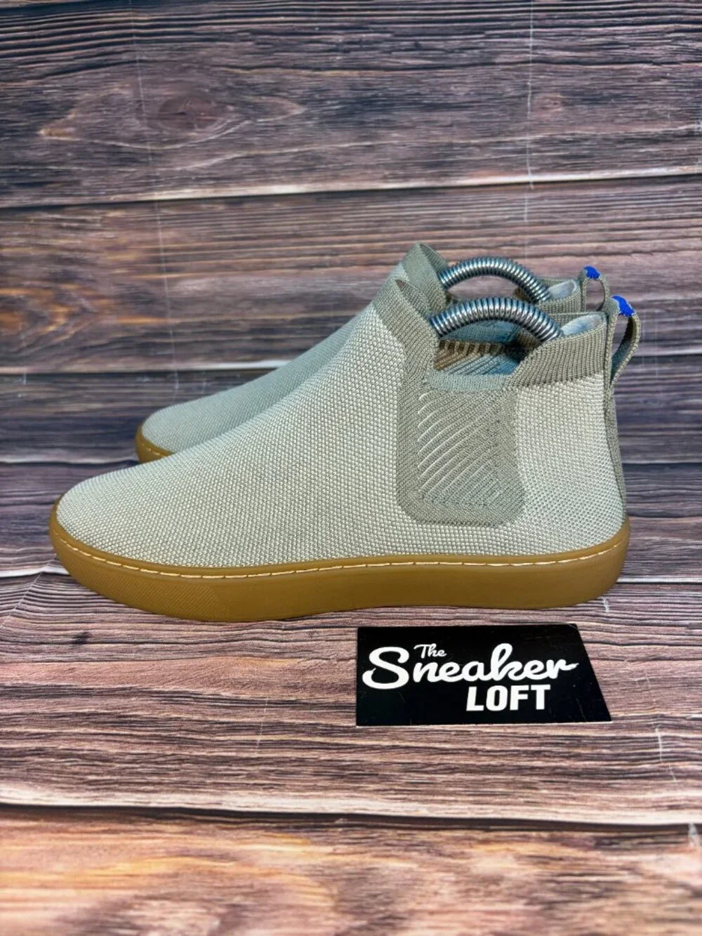 Rothy's The Chelsea Boots Light Sage Green Women's Slip On Size 8